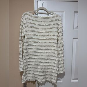 Missguided Cream Textured Mini Dress